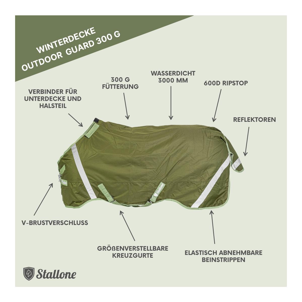 Stallone Couverture 300 g d'hiver Outdoor Guard