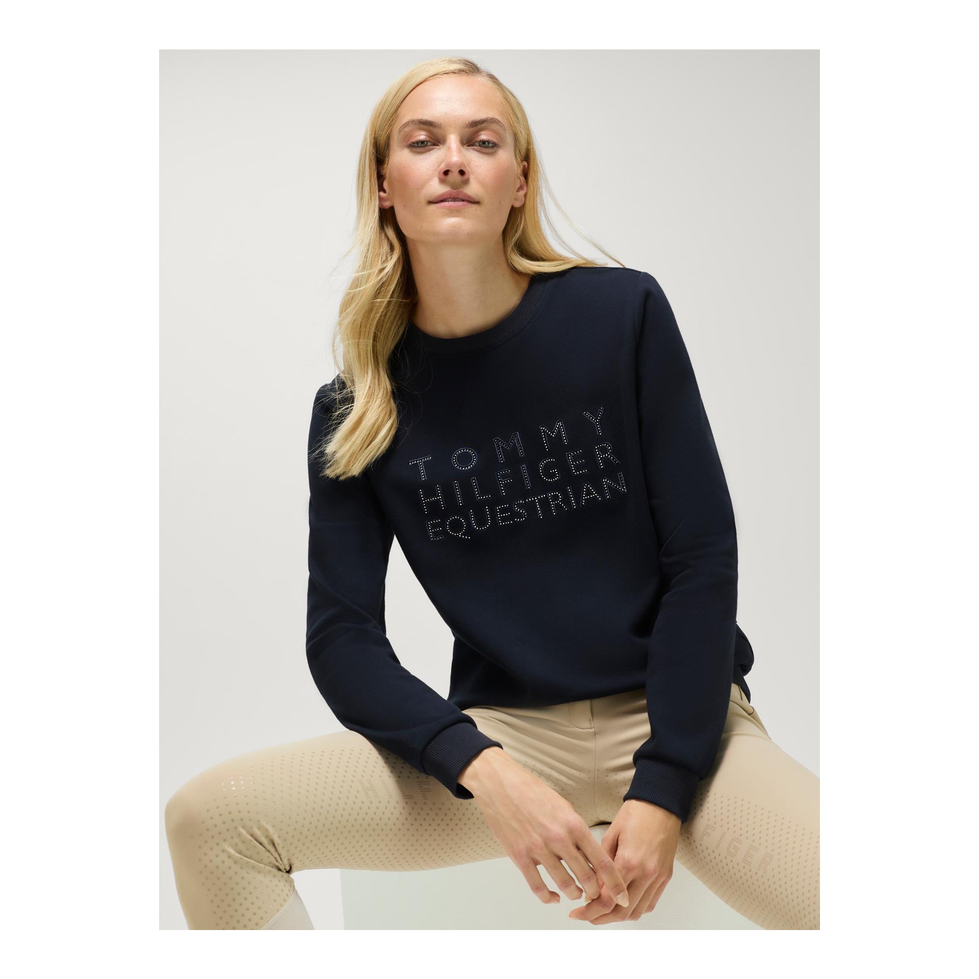 Tommy Hilfiger Equestrian Sweat-shirt à strass Belair pour femme