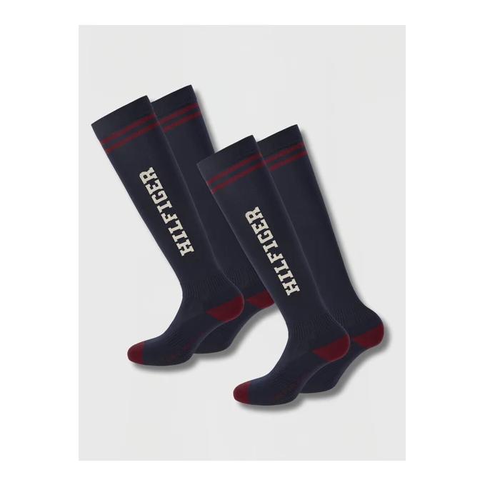 Tommy Hilfiger Equestrian 2x Chaussettes d'équitation Drexel Varsity