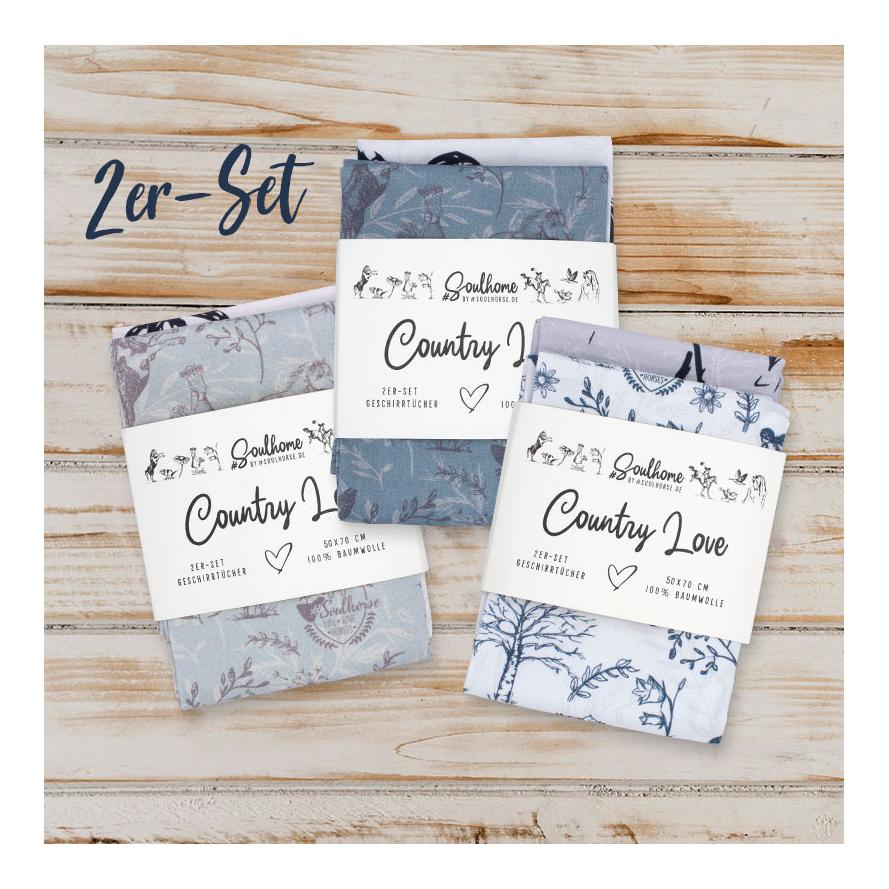 Soulhorse Handtuch Set "Country Love"