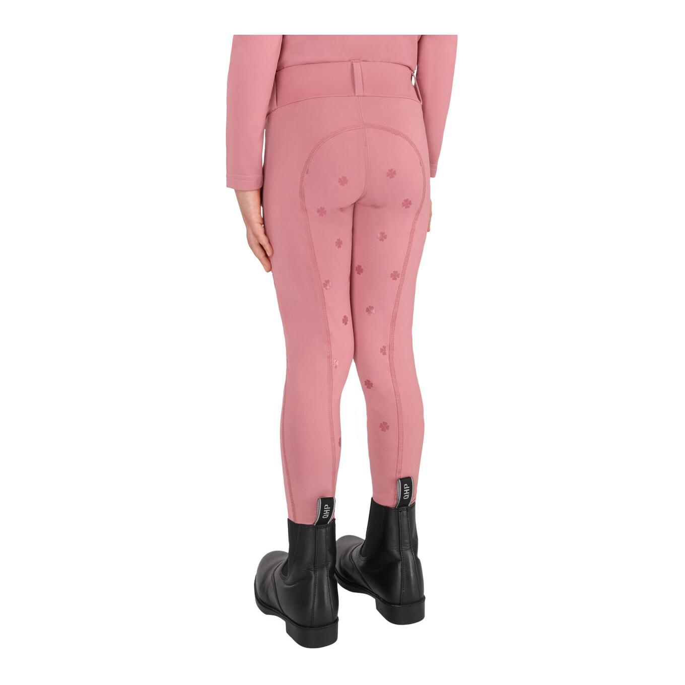 QHP Leggings d'équitation junior Lucky Start fond intégral