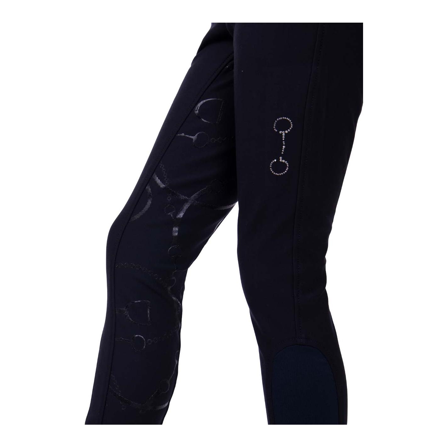 QHP Pantalon d'équitation Carrie Junior avec fond complet