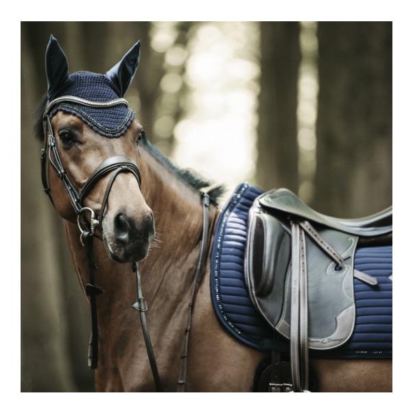 Kentucky Ohrengarn Long Stone & Pearl - navy
