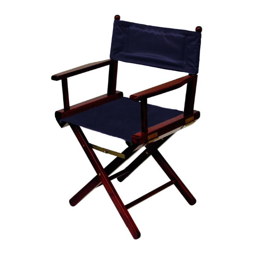 EQuest Campingstuhl Coach Chair - mahagoni optik - bezug marine