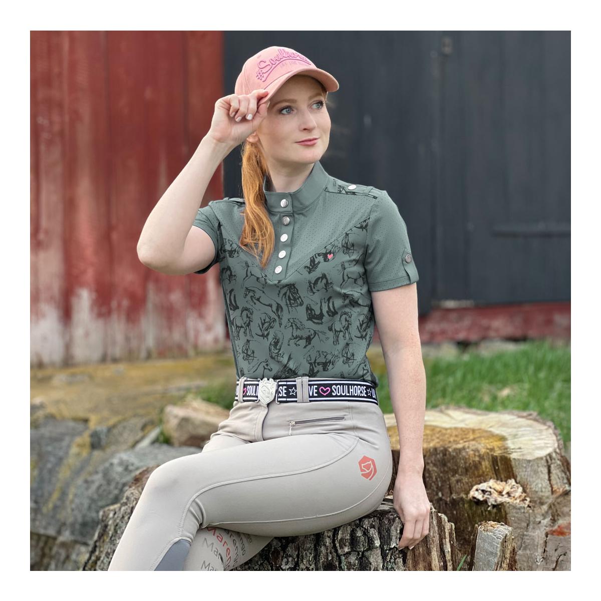 Soulhorse Funktions Poloshirt Horses