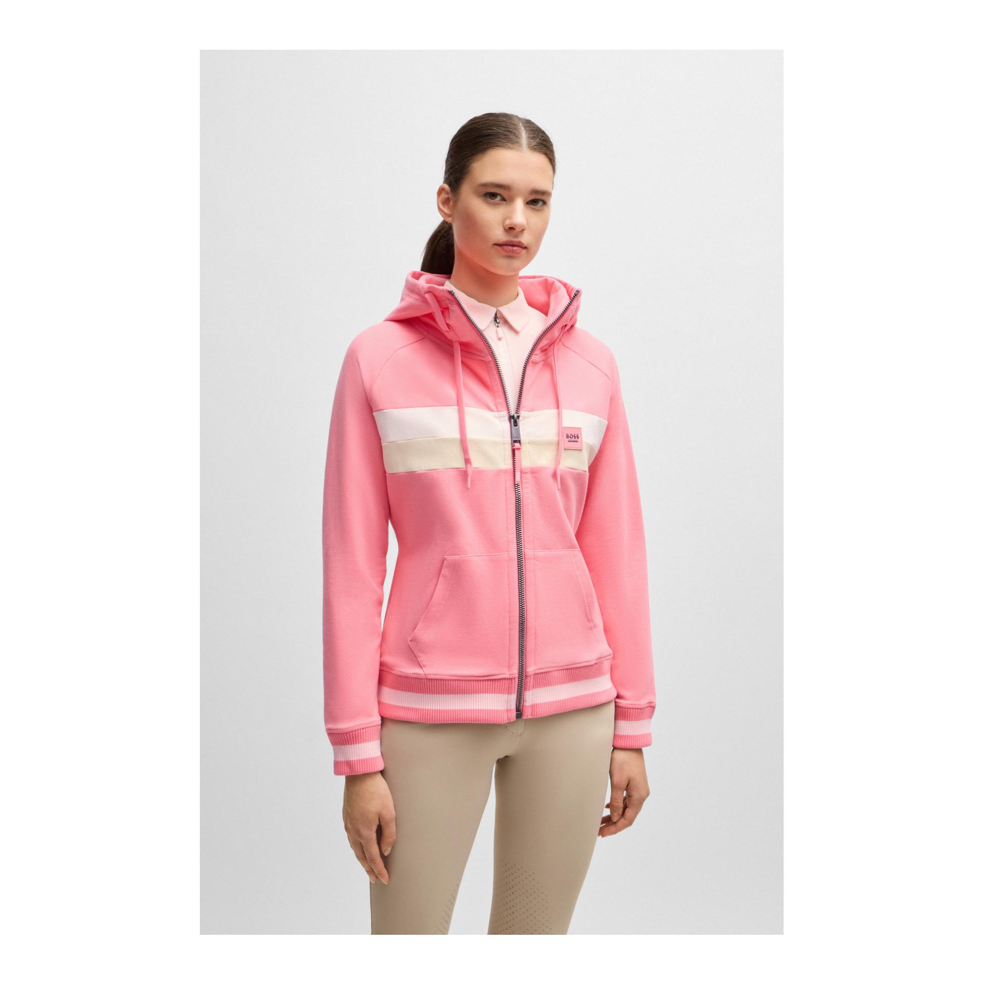 BOSS Equestrian Hoodie Zip Riva Femme