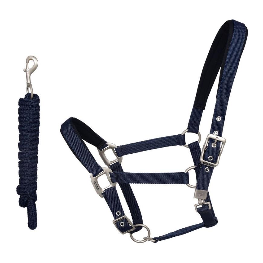 Kingsland Halfter mit Strick Classic - navy