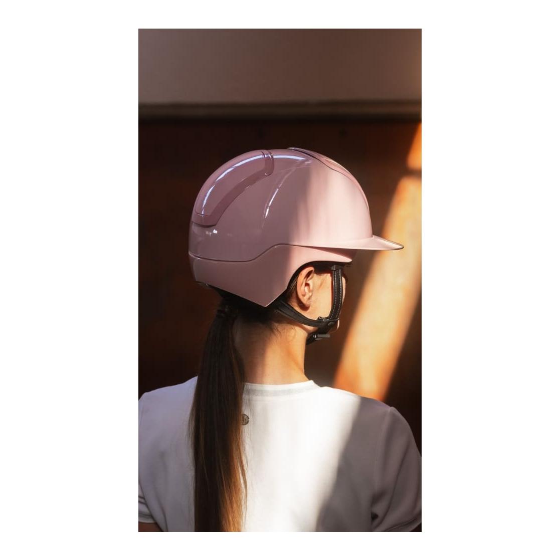 KASK Reithelm Nemesi Shine WP - schwarzer Kinnriemen