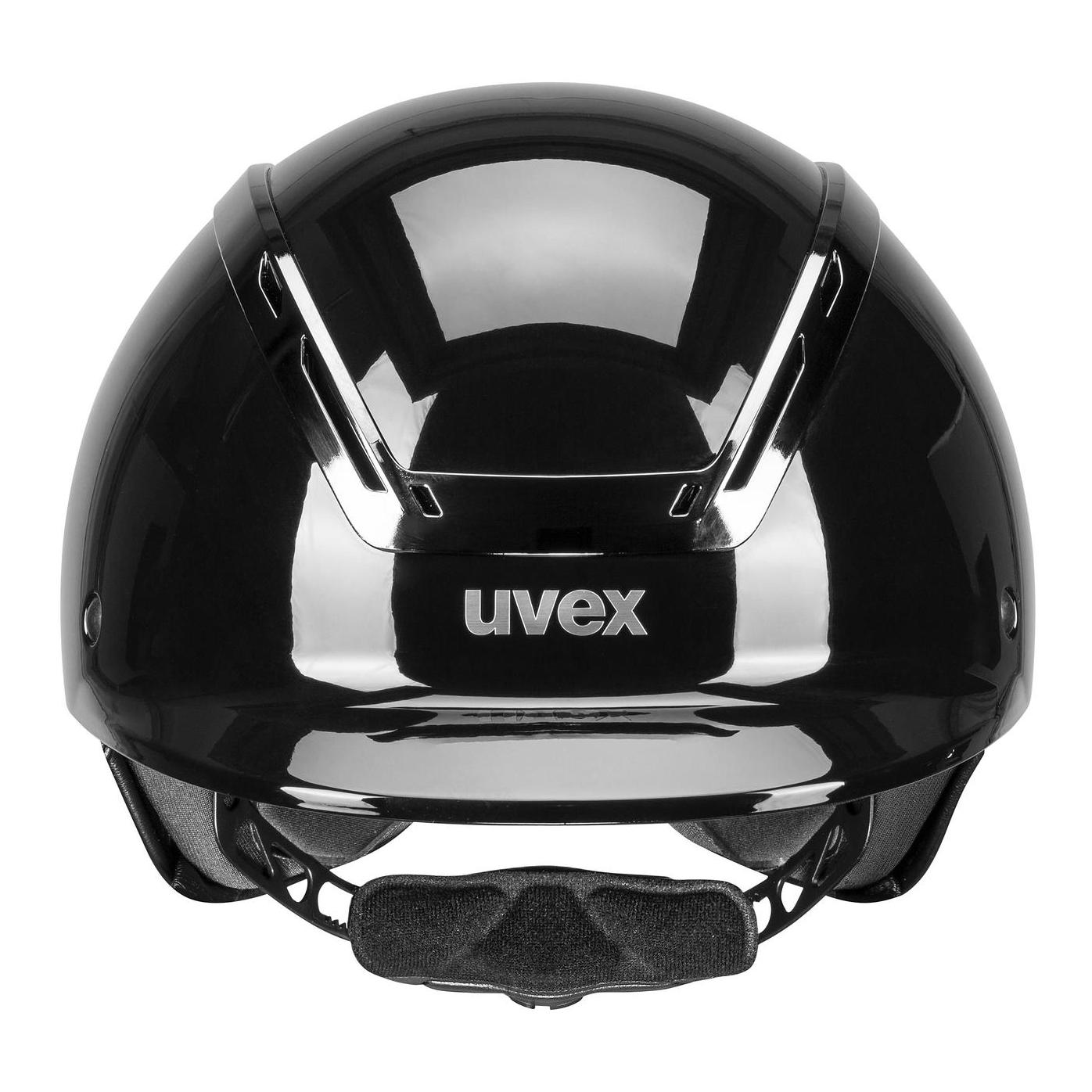 Uvex Reithelm Exxeed Shiny Chrome