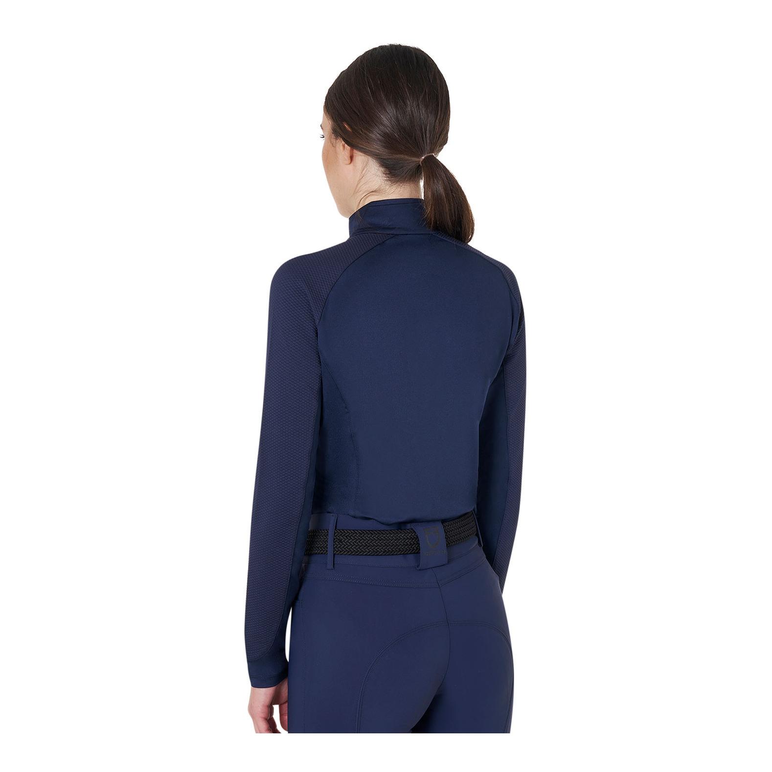 Equestro T-shirt manches longues slim femme
