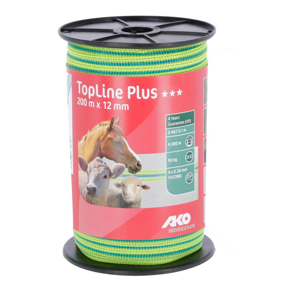 AKO Ruban de clôture TopLine Plus, gelb/grün