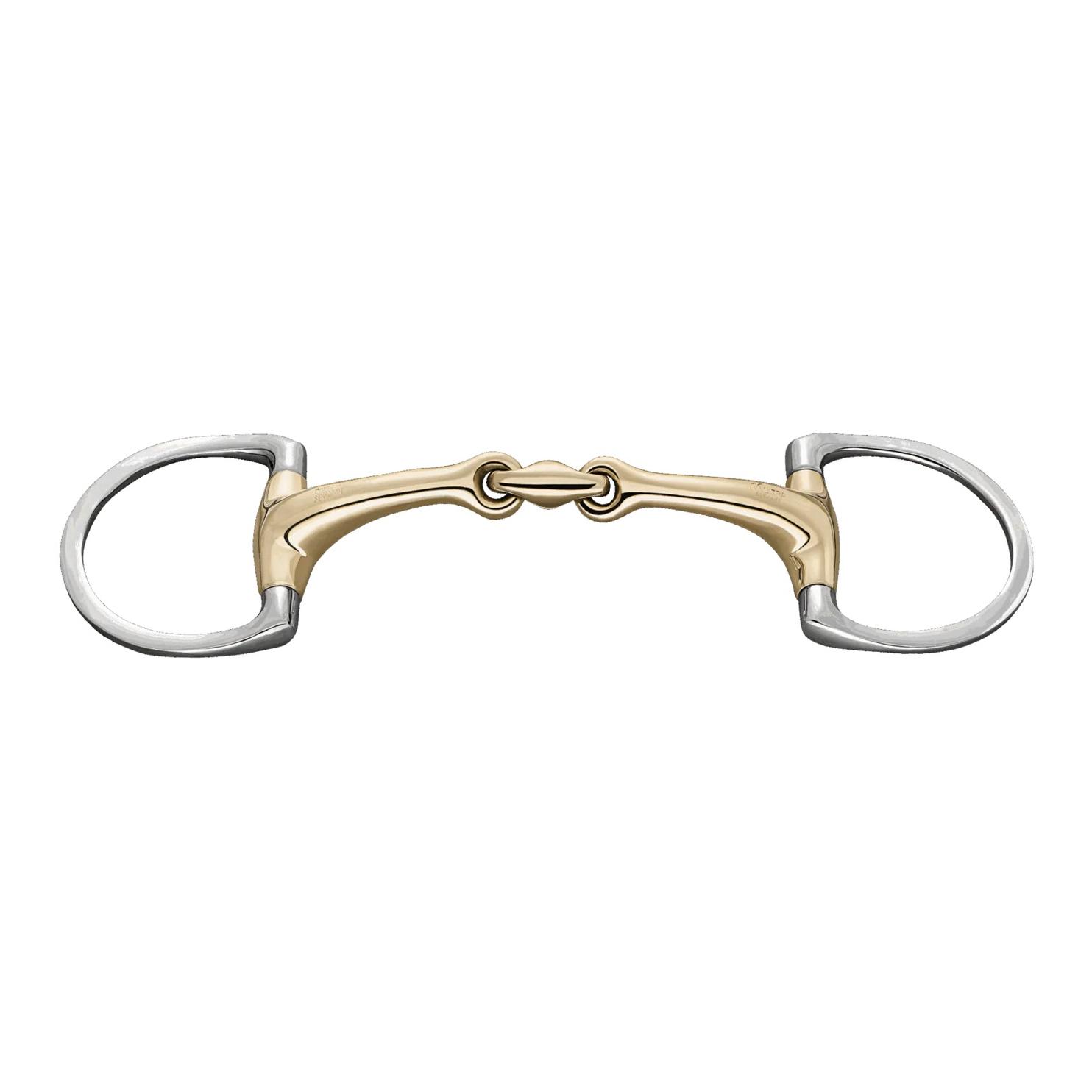 Sprenger Dynamic RS Olivenkopfgebiss mit D-förmigem Ring 16 mm doppelt gebrochen