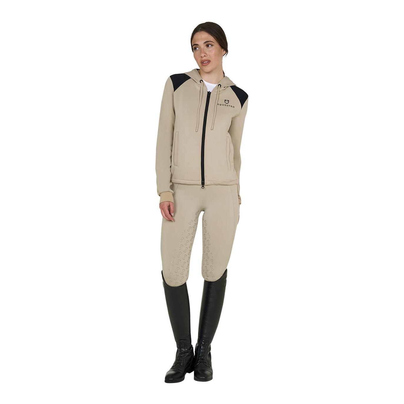 Equestro Hoodie cropped Damen