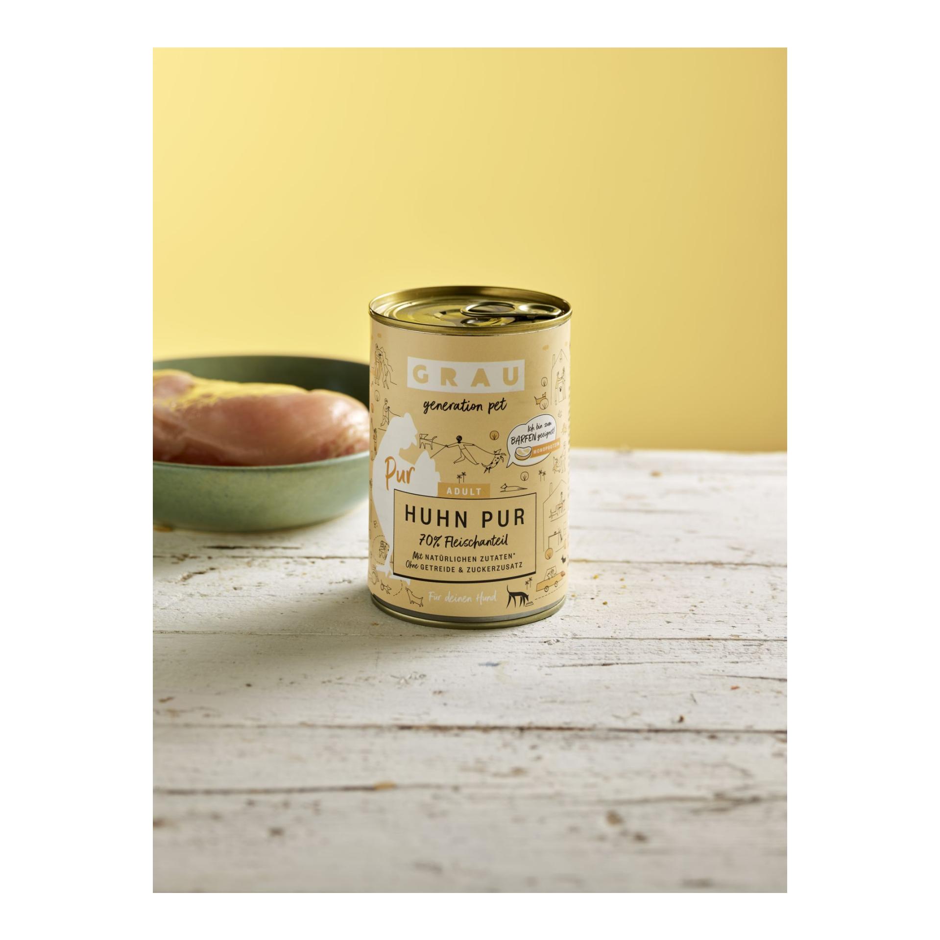 Grau - Generation Pet Nourriture humide Poulet Pur