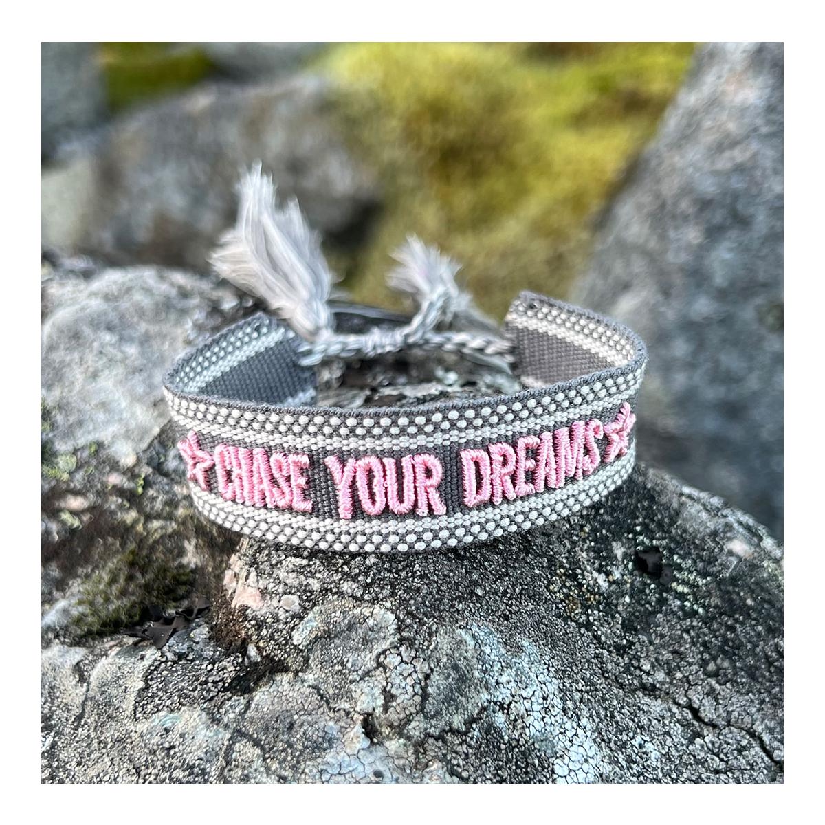 Soulhorse Bracelet en tissu "Chase Your Dreams