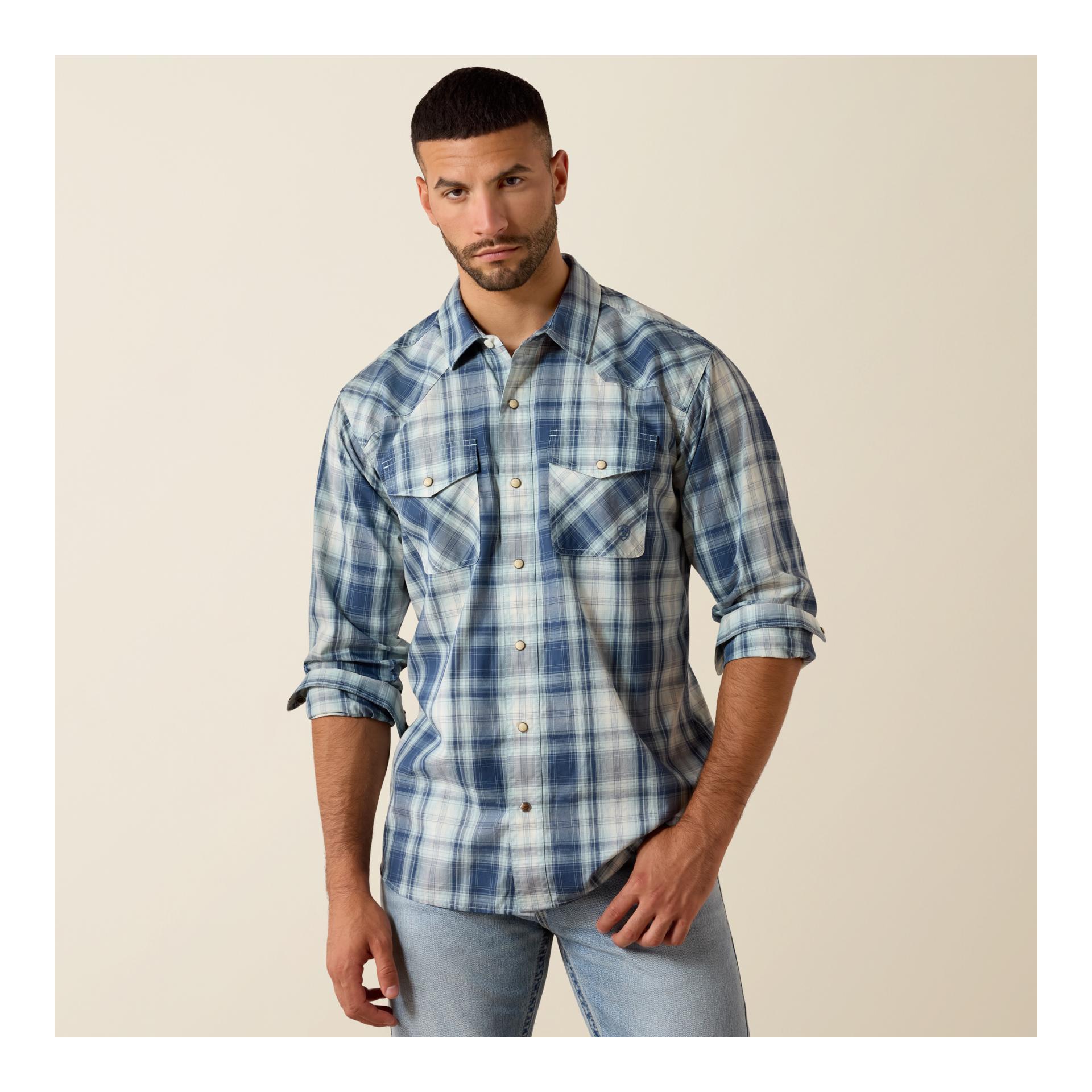Ariat Shirt Retro Heathcliff Snap