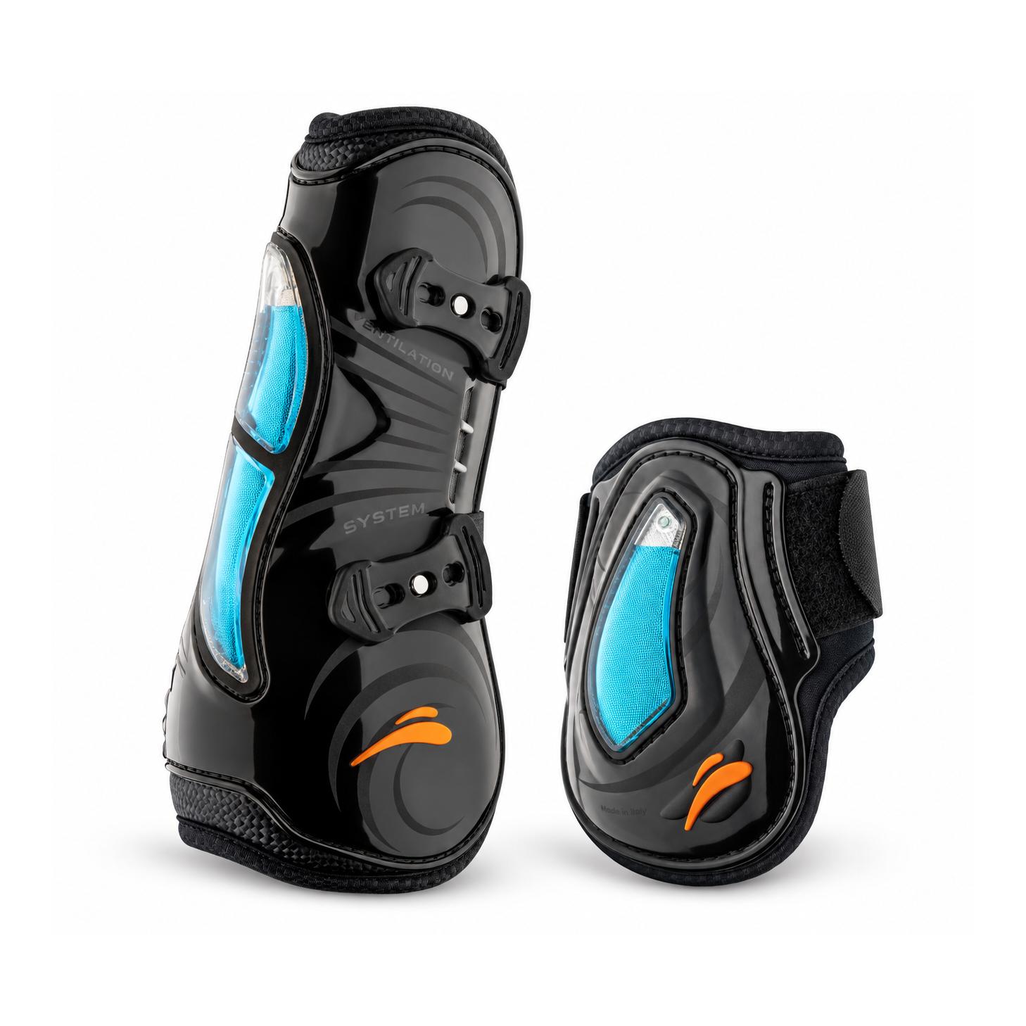 eQuick Lot comprenant des guêtres eAIRSHOCK et des protège-pattes eAIRSHOCK VELCRO