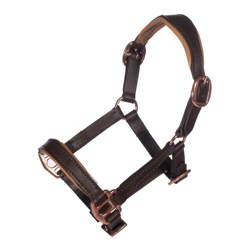 HKM Lederhalfter Rosegold Hobby Horsing