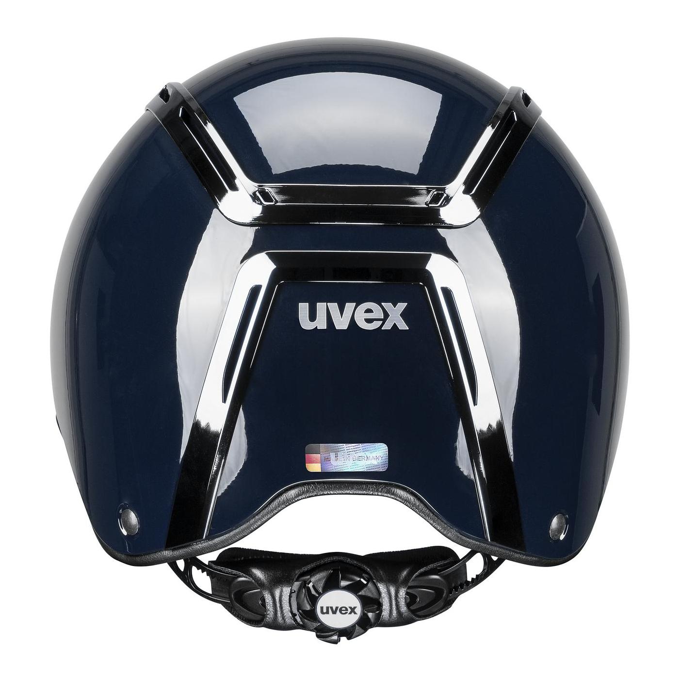Uvex Reithelm Exxeed Shiny Chrome