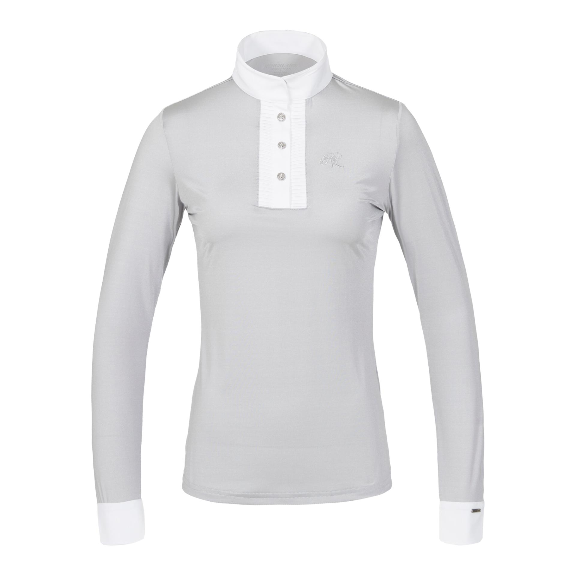 Turniershirt langarm KLOnna Damen - silver