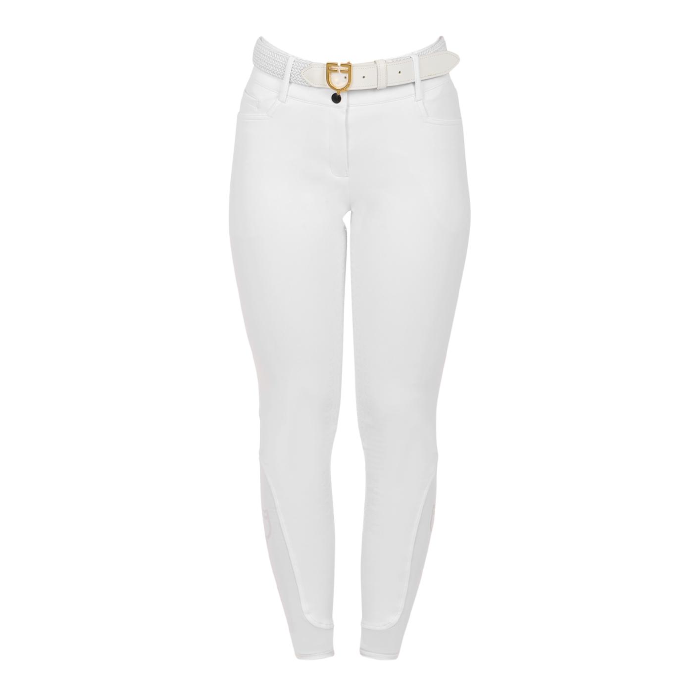 Equestro Culotte d'équitation taille haute à fond intégral pour filles