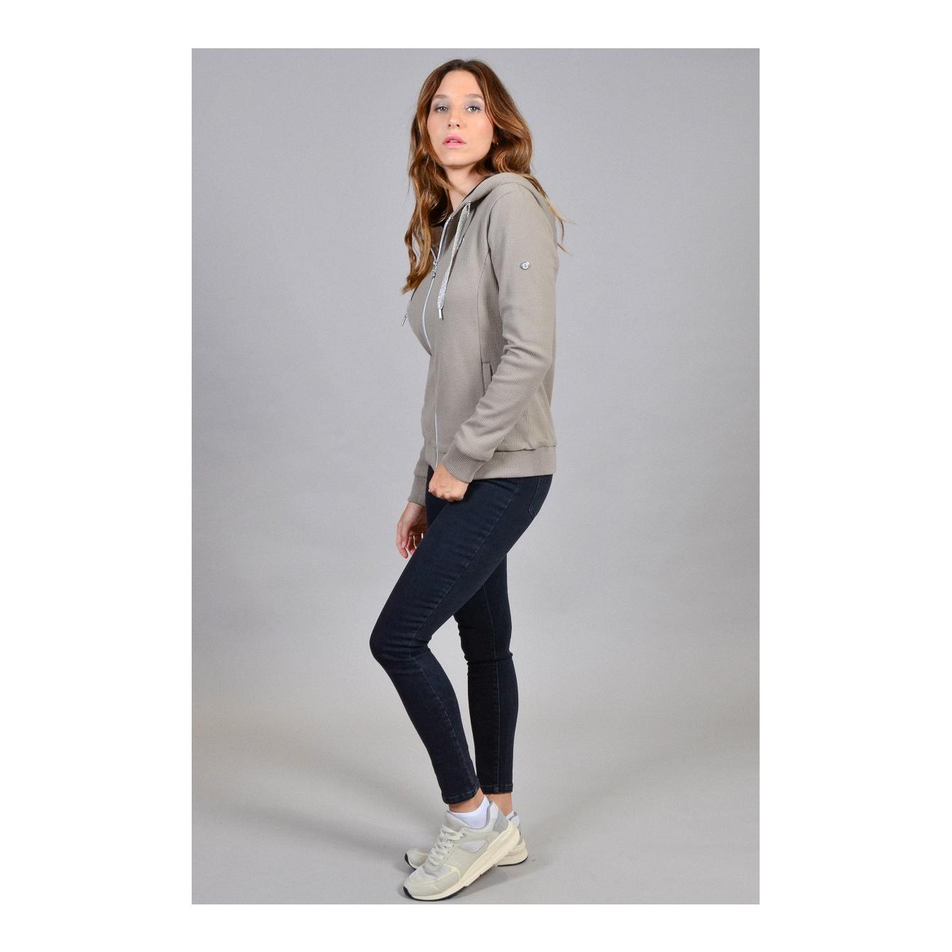 Sweat à capuche Swai Femme – taupe
