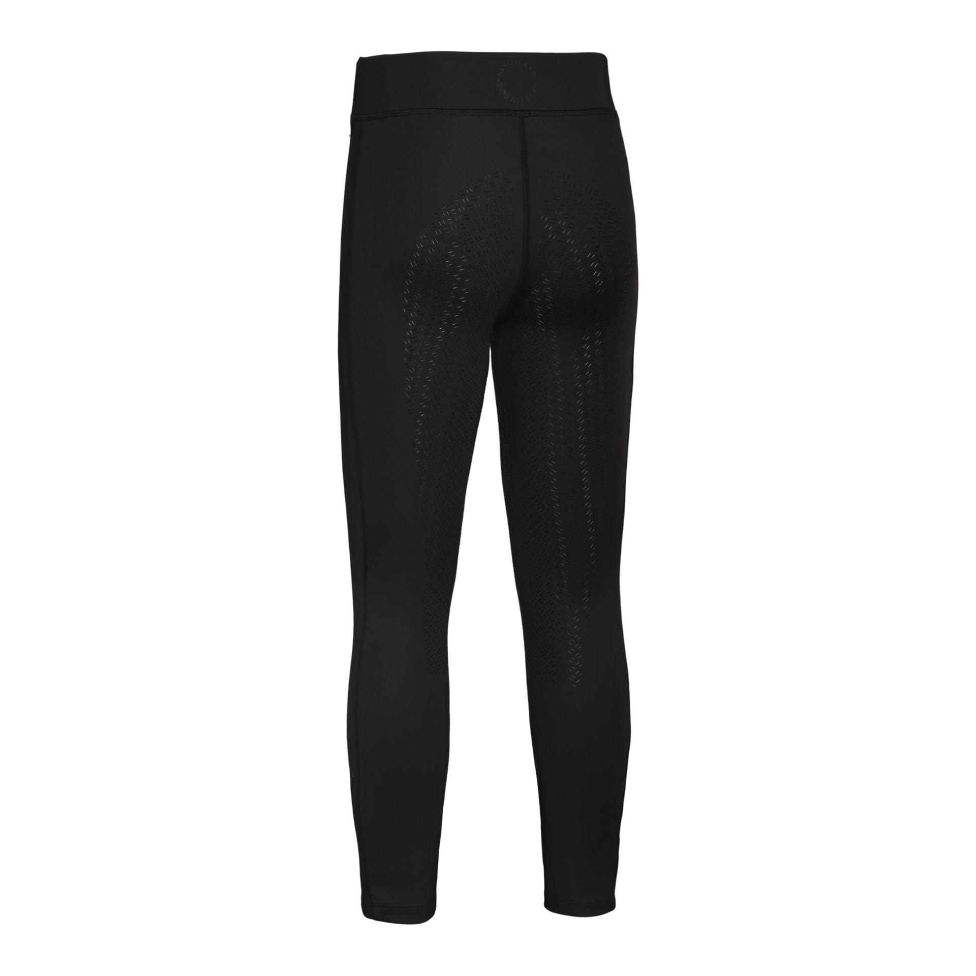 Kingsland Legging d'équitation d'hiver KLKaci F-Tech4 Girls à fond intégral - bleu marine