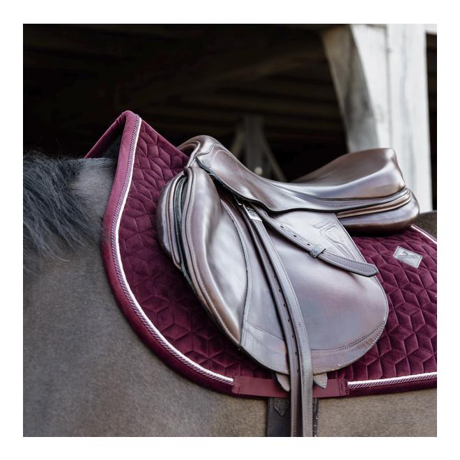 Kentucky Schabracke Velvet Samt - bordeaux