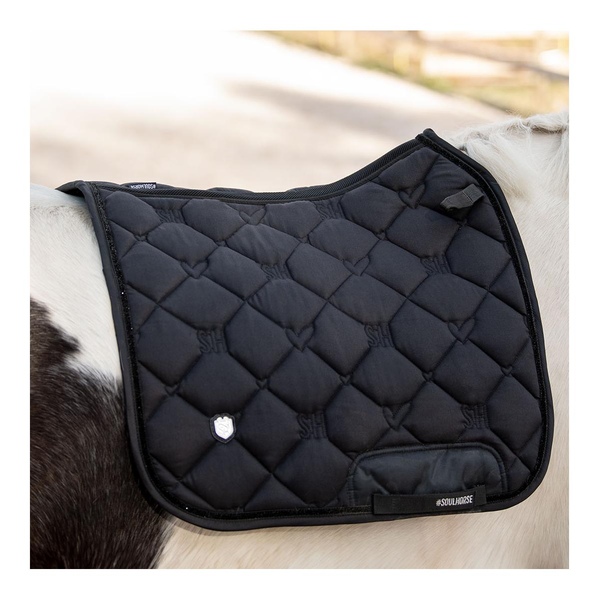 Soulhorse Schabracke Dressur "Black Glitter"