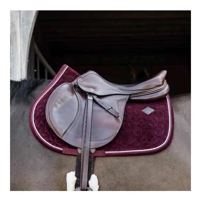 Kentucky Schabracke Velvet Samt - bordeaux
