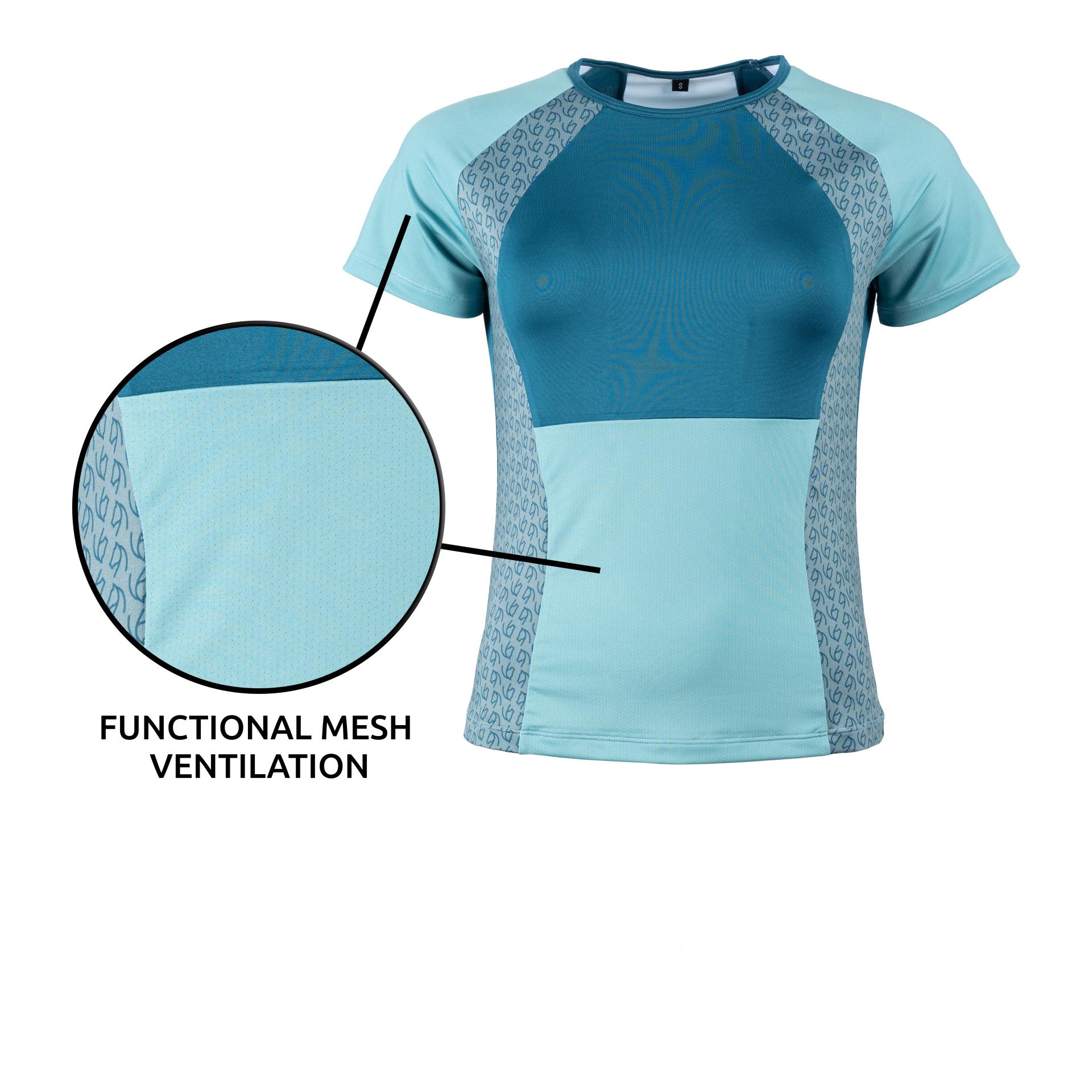 Marengo Funktionsshirt Summer Wind Mesh kurzarm