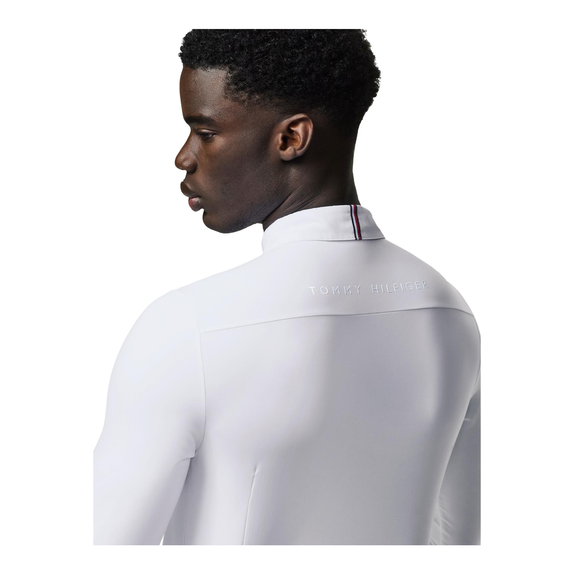 Tommy Hilfiger Equestrian Maillot de tournoi Eaton à manches longues pour homme