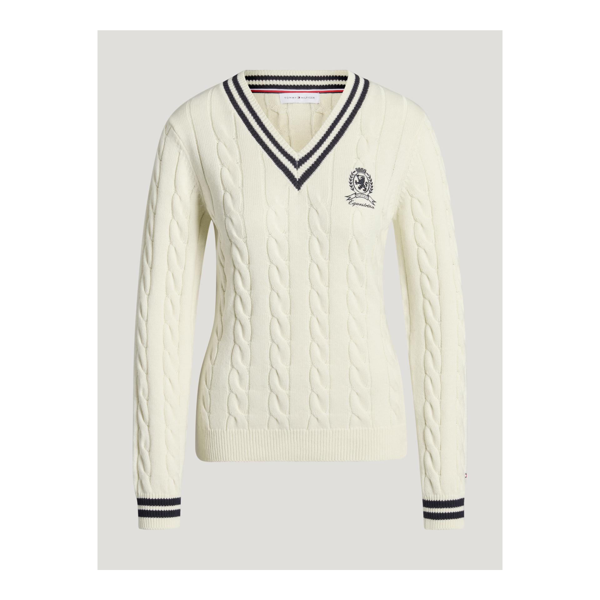 Tommy Hilfiger Equestrian Pullover Roseville V-Ausschnitt Damen