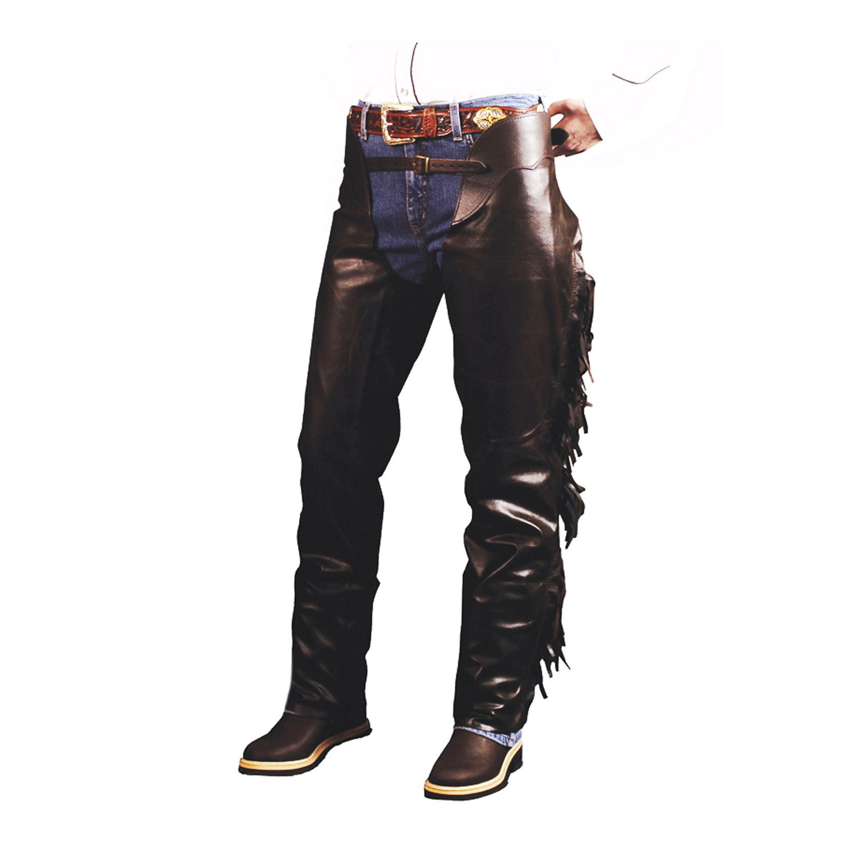 Lakota Western Chaps Glattleder mit Fransen
