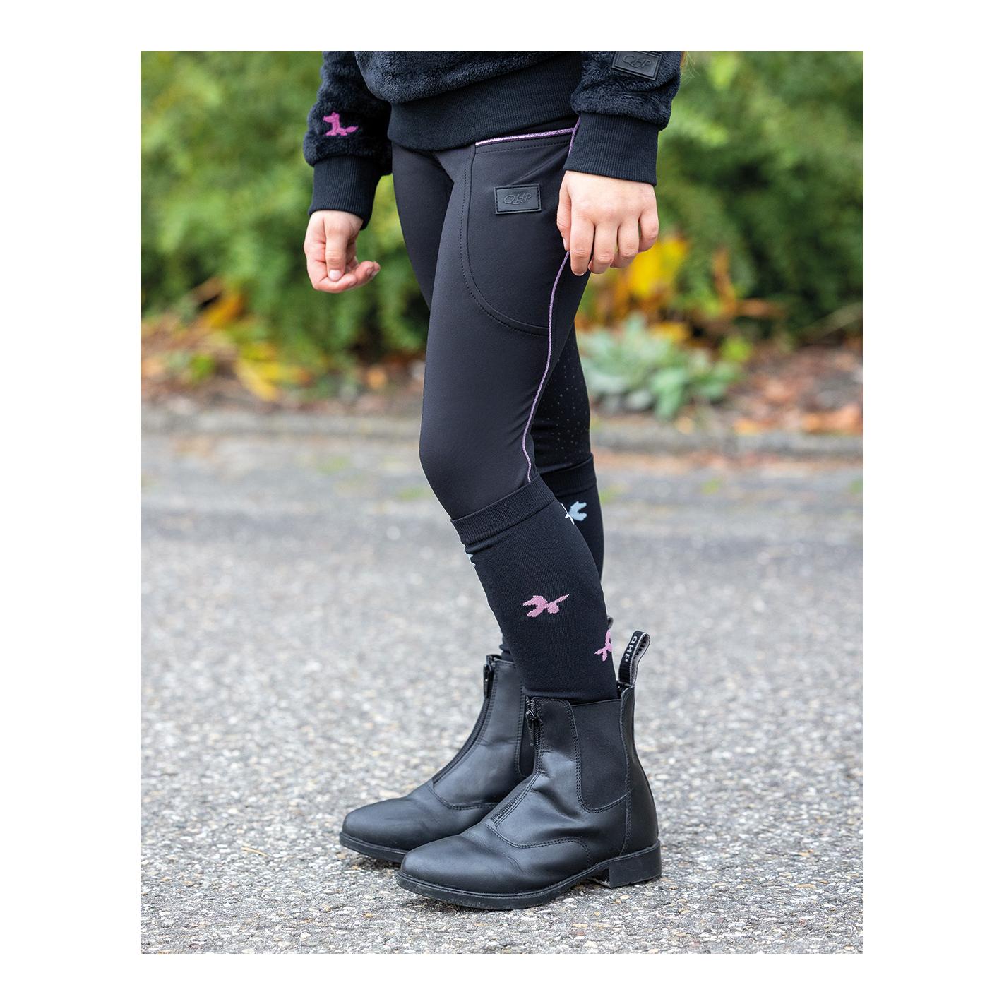 QHP Boîte cadeau chaussettes hautes Isalyn (pack de 2)