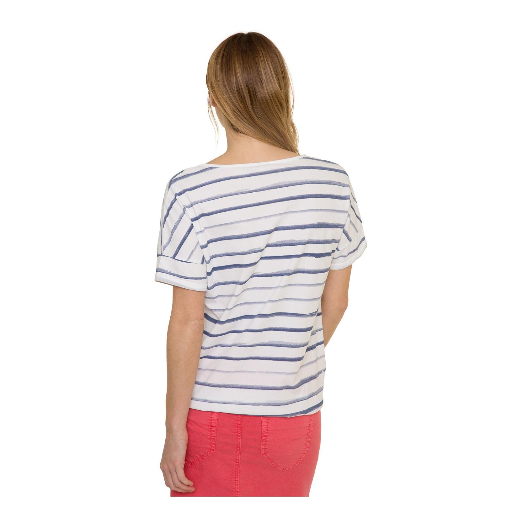 T-shirt Oversize 1/2 Mykonos pour dames - opticwhite