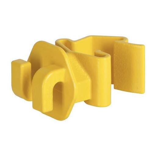 AKO Isolateur de câble pour poteau en T - jaune