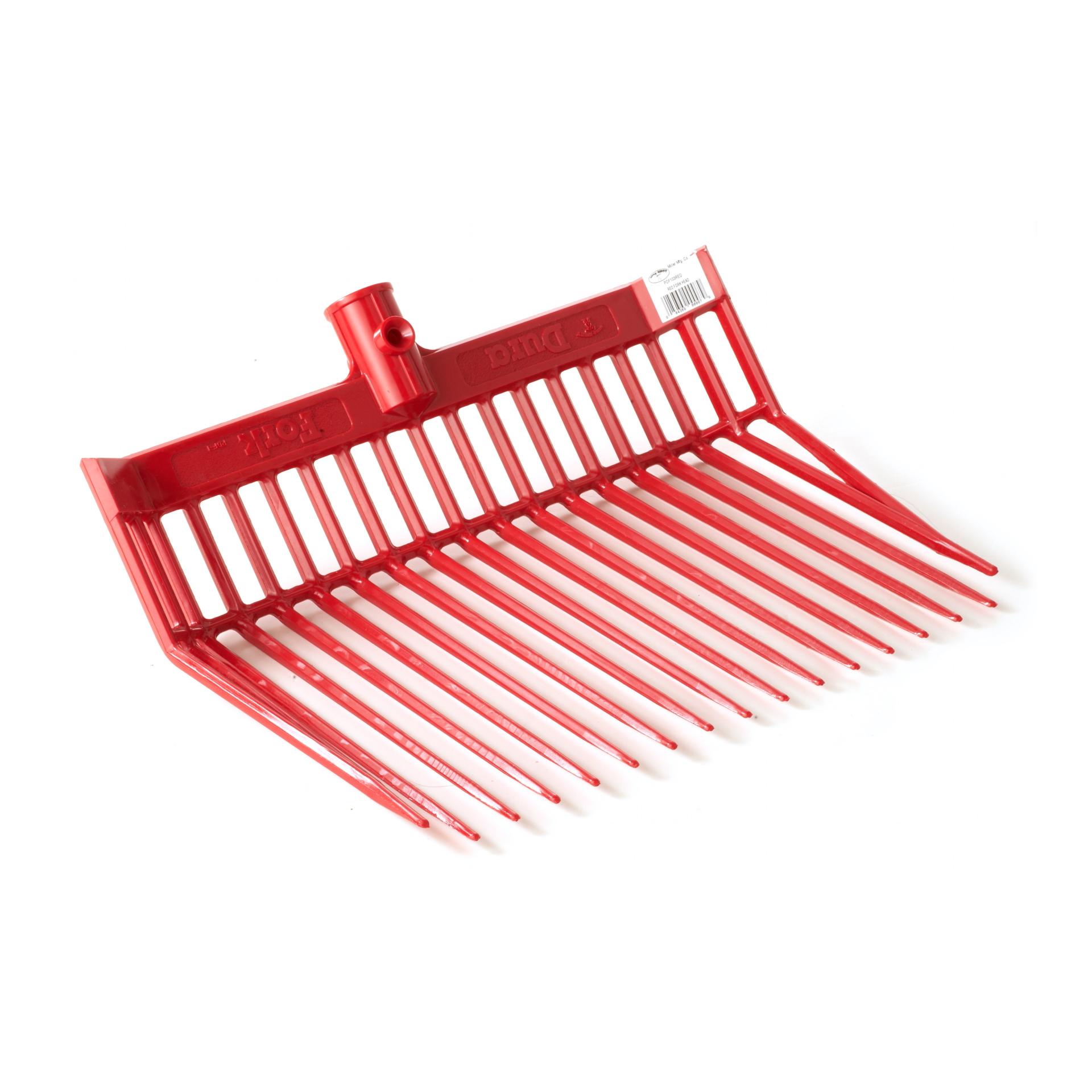 Little Giant Fourche polyvalente Dura Fork sans manche – rouge