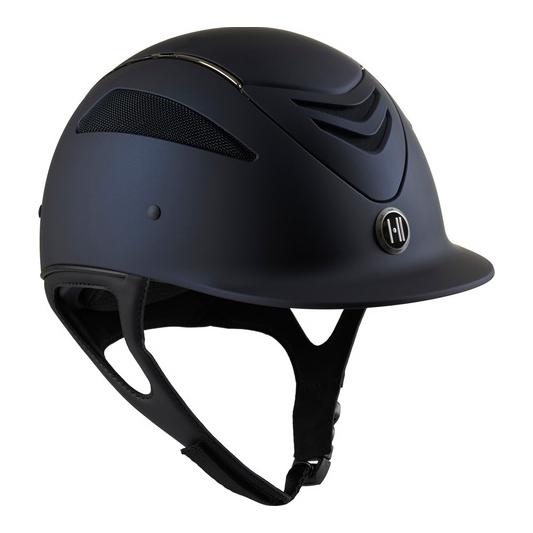 One K Reithelm Defender Pro Matt Chrome Pipe - blau