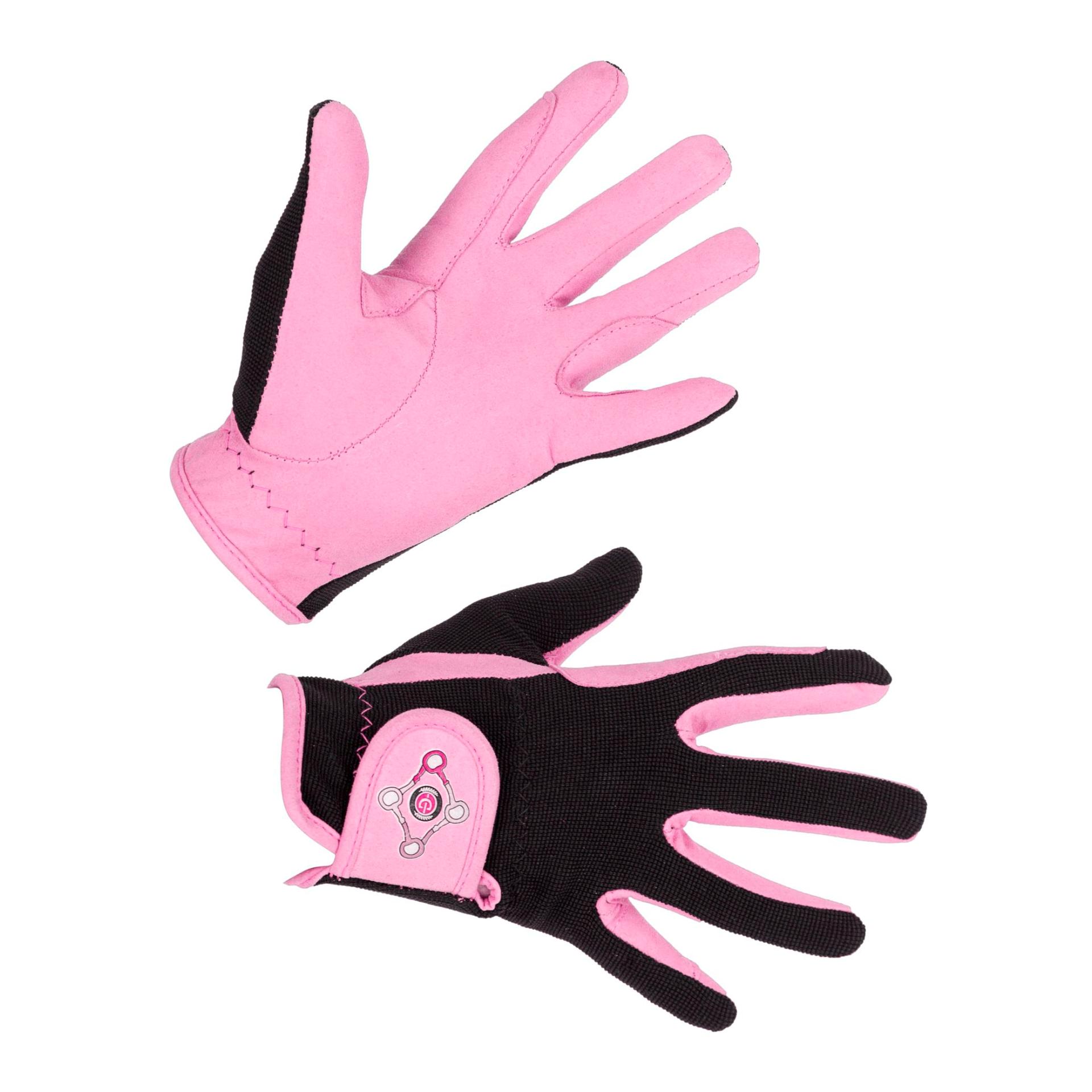 Covalliero Reithandschuh Lilli - black / pink