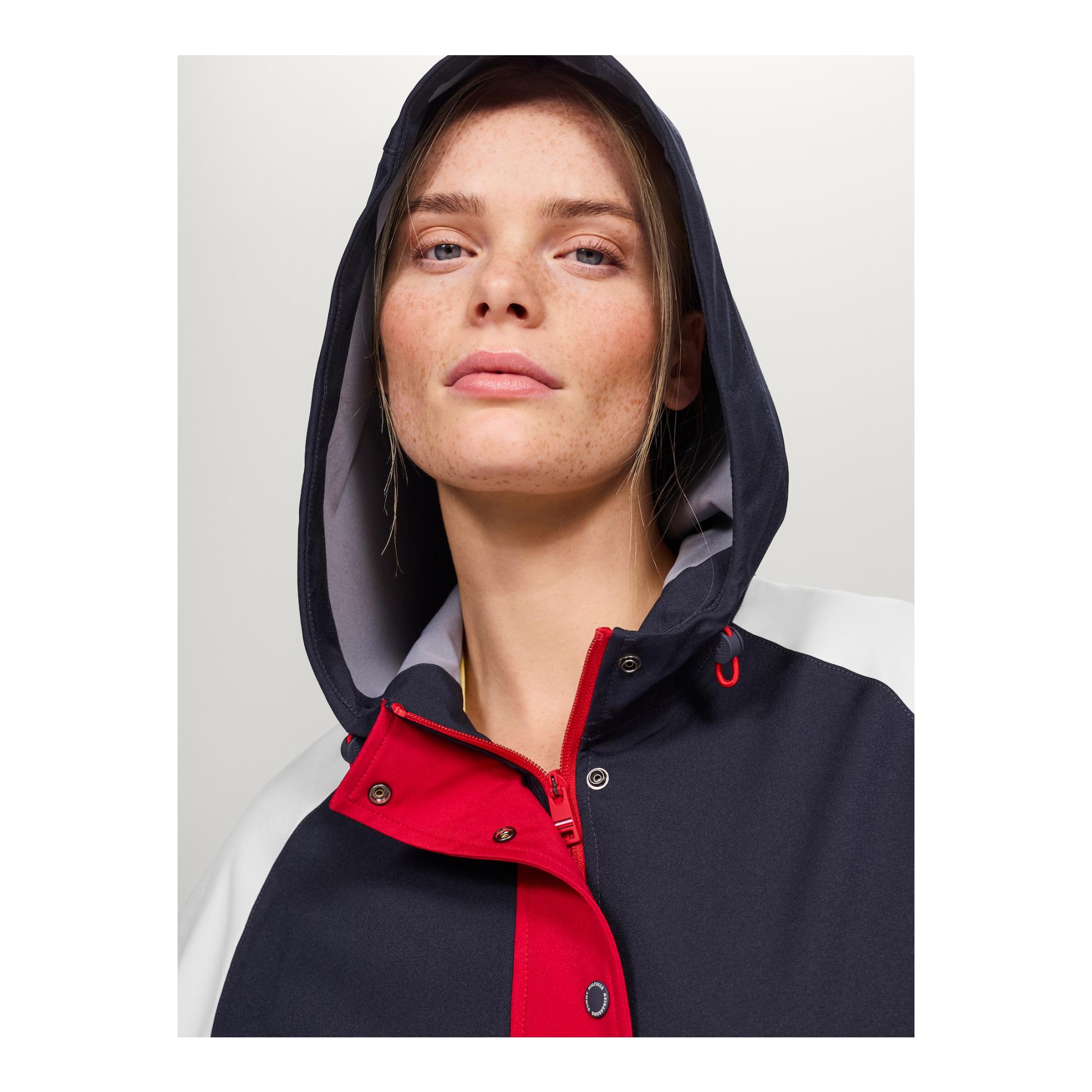 Tommy Hilfiger Equestrian Poncho imperméable Belfast pour femme