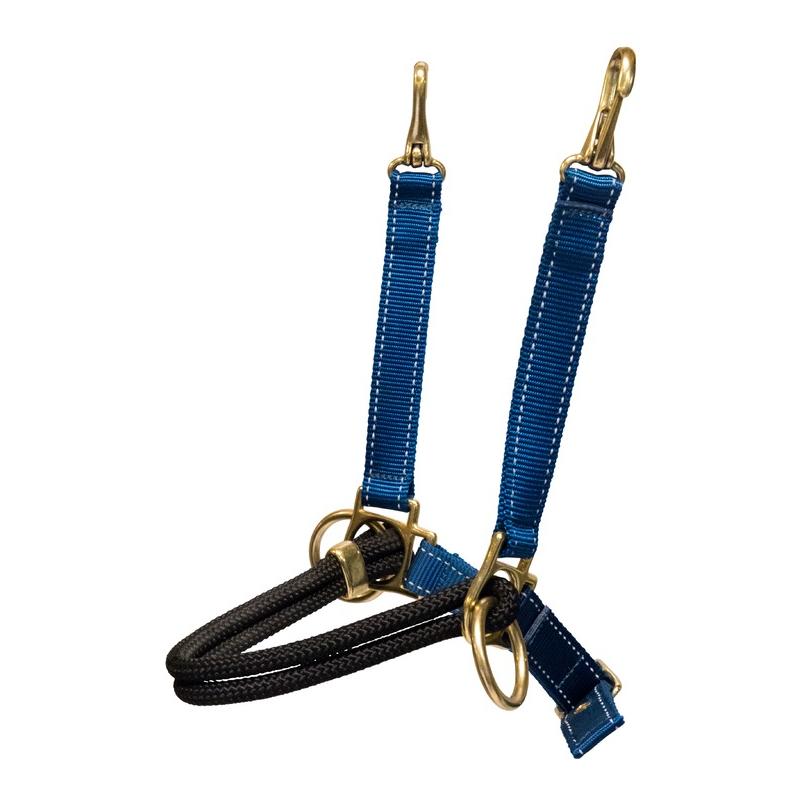 Stübben LK Controller pour licol d'écurie - bleu