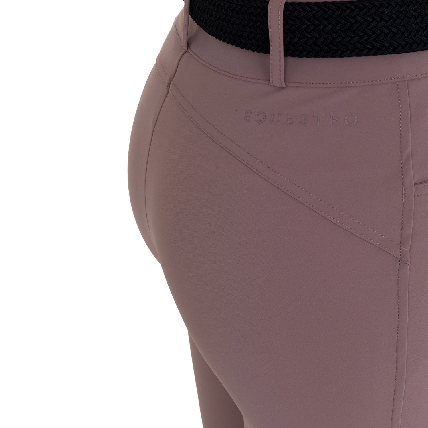 Equestro Pantalon d'équitation taille haute grip genoux femme