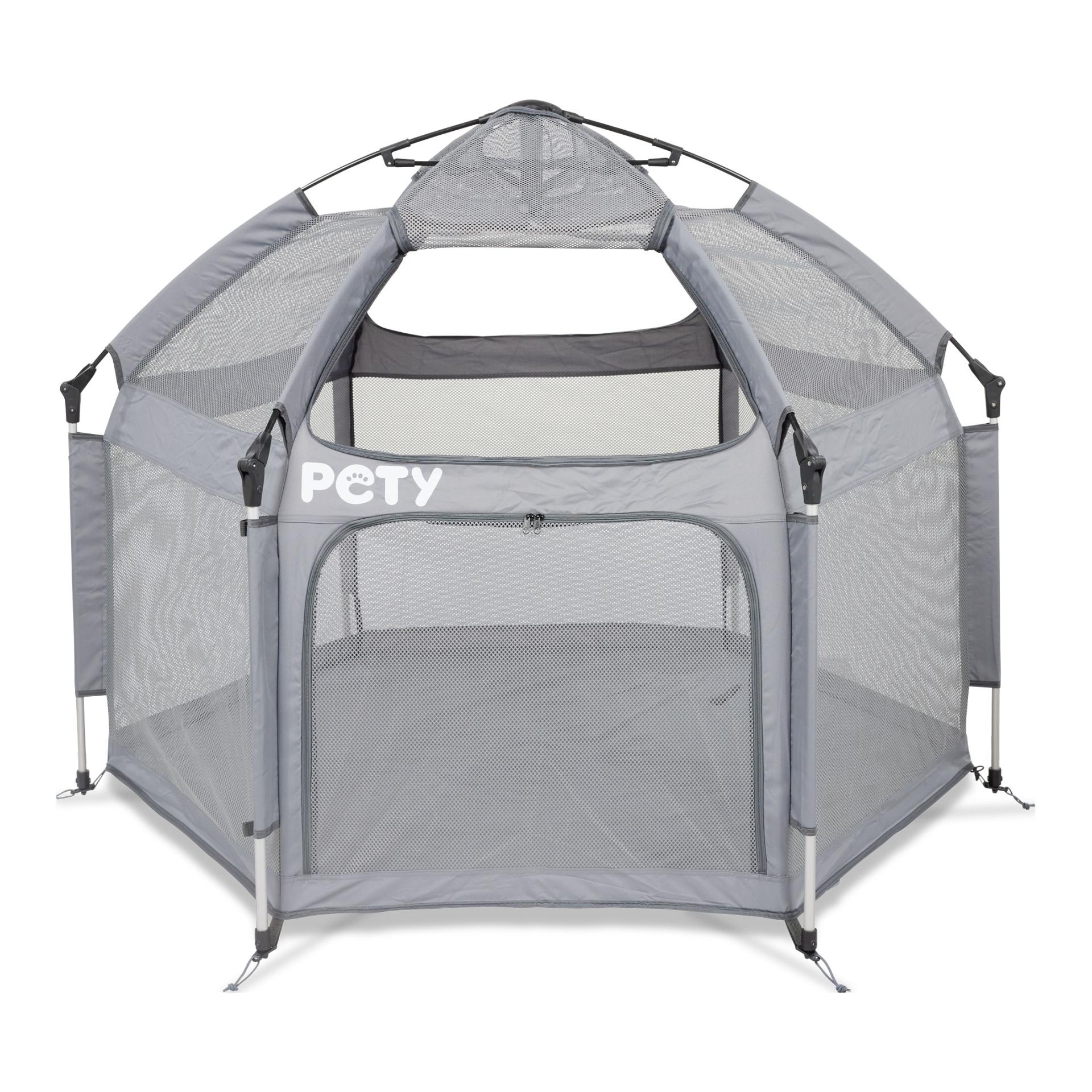 Pety Parc pour bébé grand format avec tapis de sol et toit