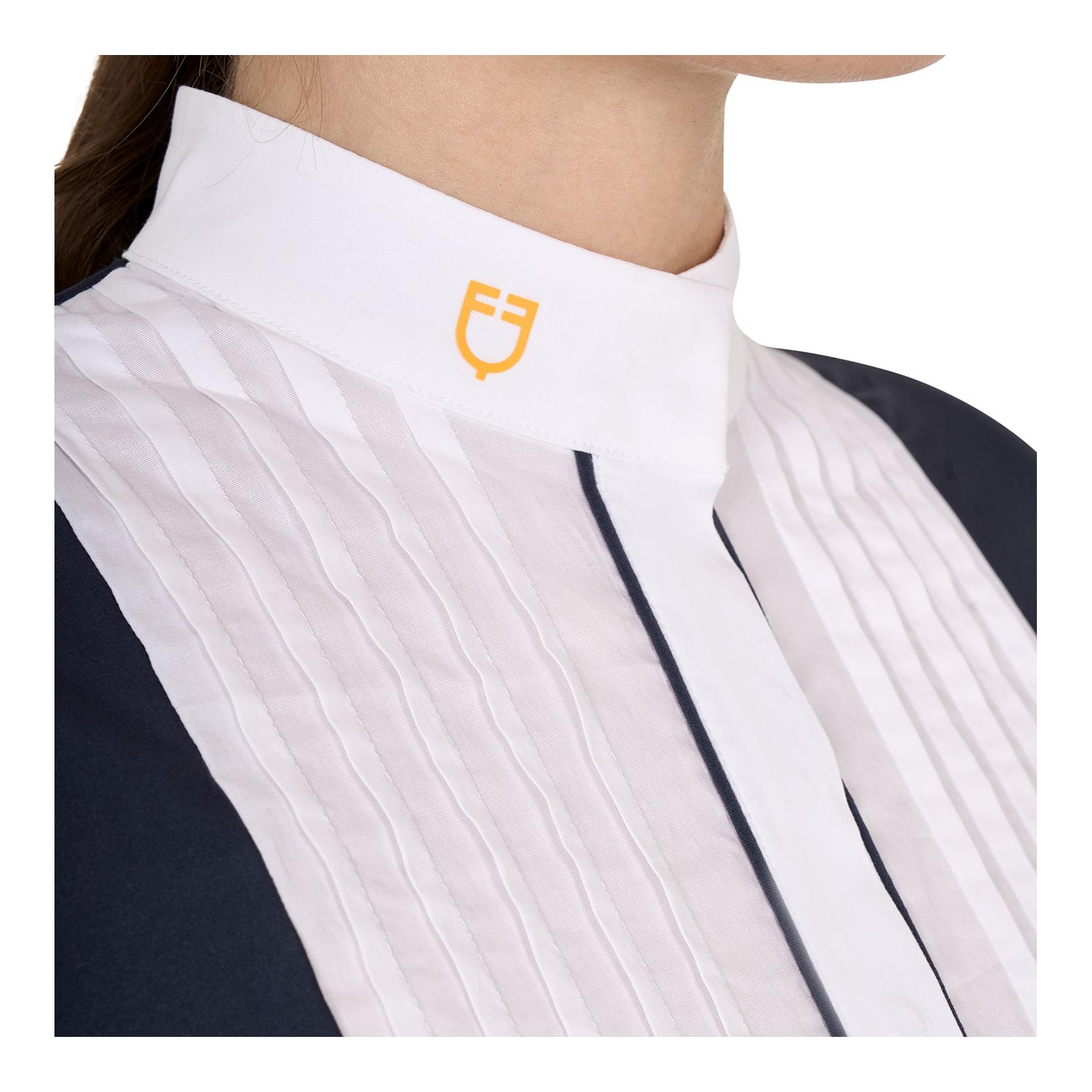 Equestro Turniershirt Plisee Langarm Damen