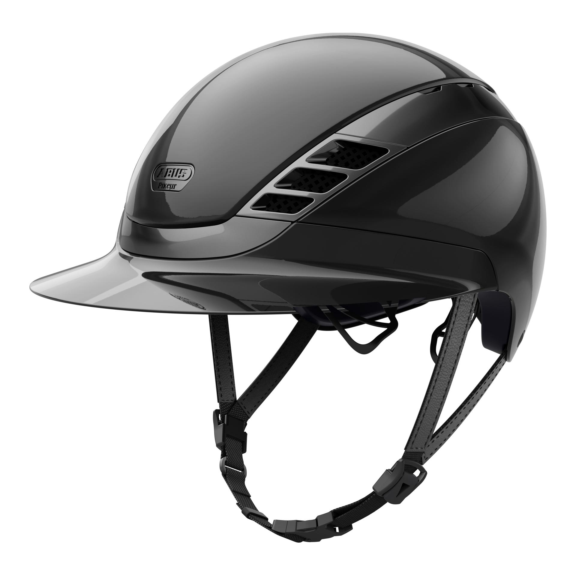 Abus Reithelm AirLuxe Chrome Long Visor