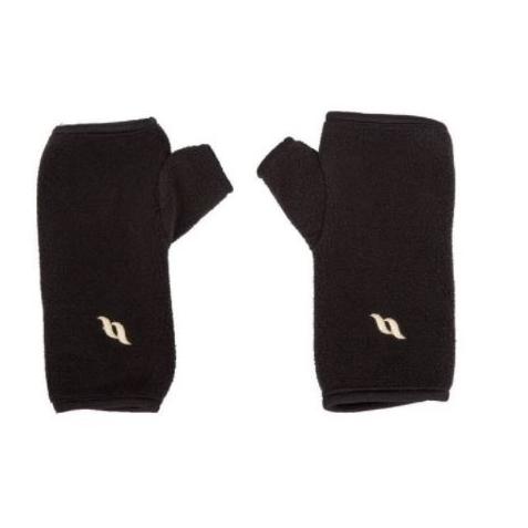 Back on Track Halbhandschuhe Fleece - schwarz