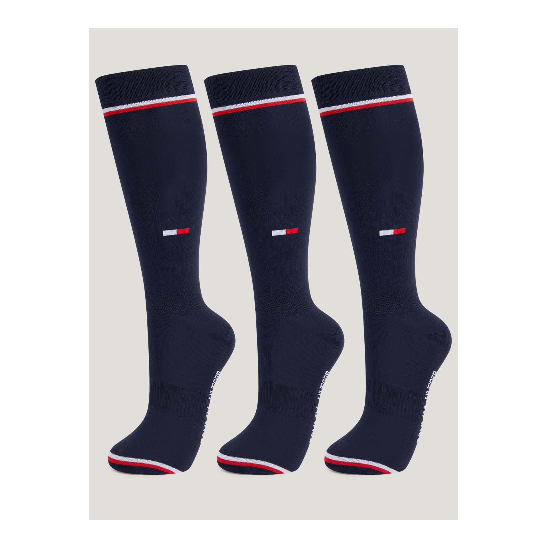 Tommy Hilfiger Equestrian Chaussettes d'équitation Byron, paquet de 3