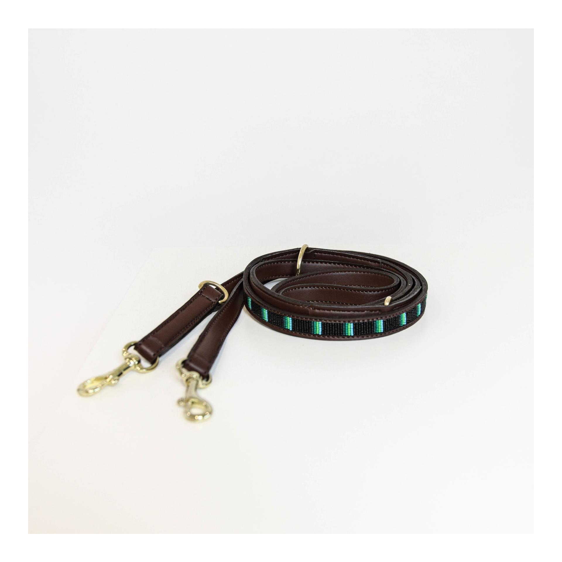 Kentucky Dogwear Hundeleine Handgemacht Pearls - schwarz