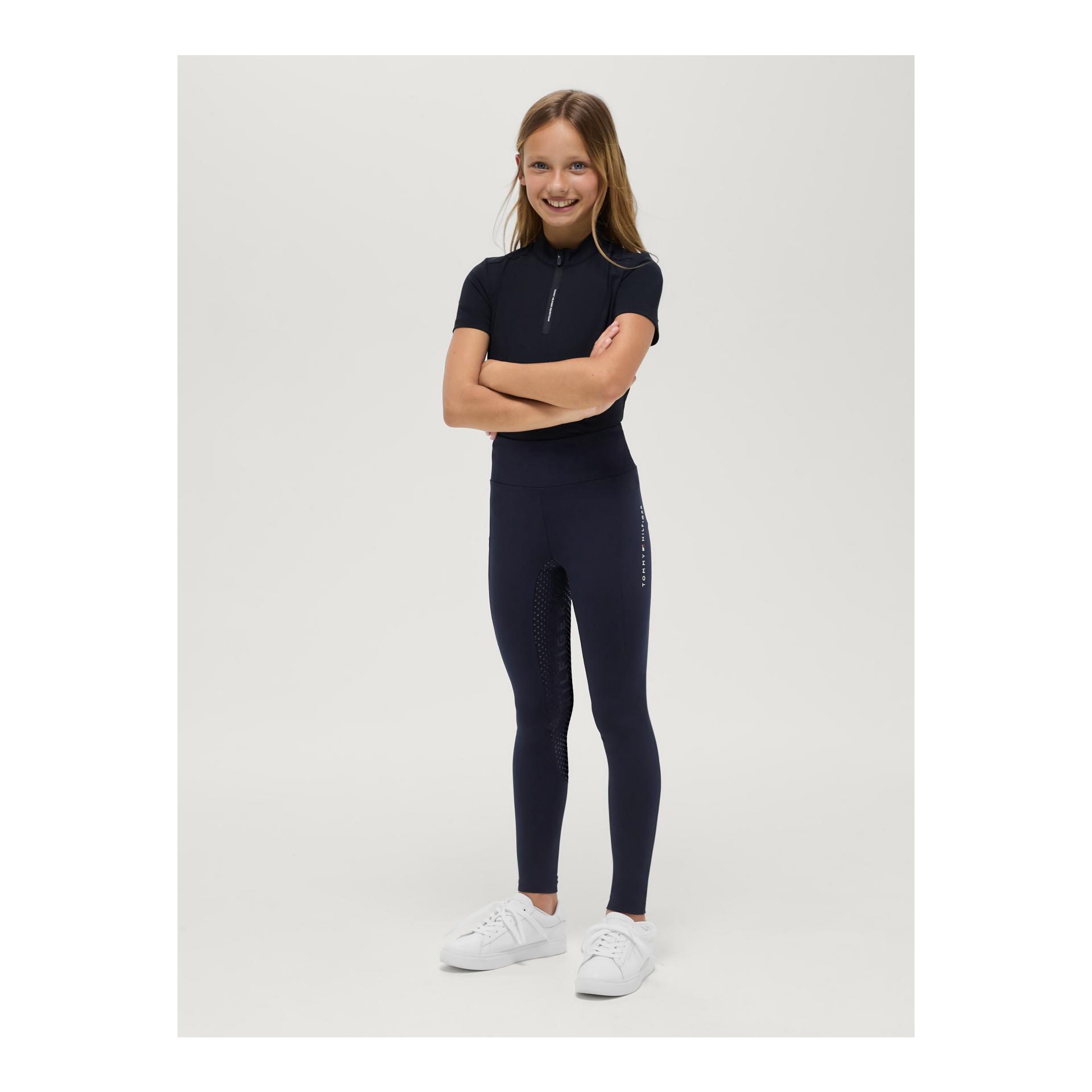 Tommy Hilfiger Equestrian Leggings d'équitation Devon à taille haute pour jeunes cavaliers et cavalières